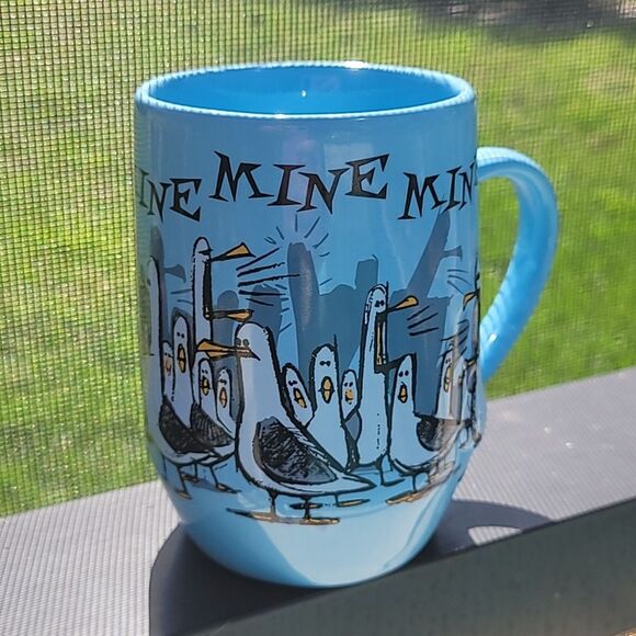 MINE Disney Parks Pixar Finding Nemo Seagulls Mug 3D Blue - Picture 4 of 5